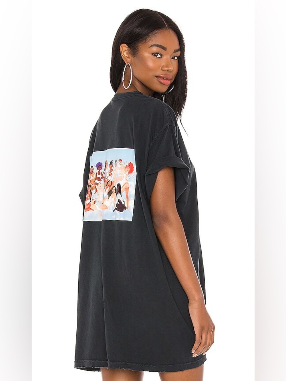 Boys Lie Heaven Sighs oversized tee in one size